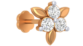 18K Gold & Diamond Nose Pin KRA50102